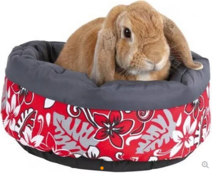 lit douillet pour lapin