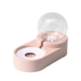 lapin distributeur d'eau rose