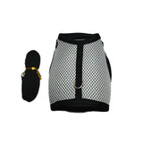 veste grise sans manche lapin