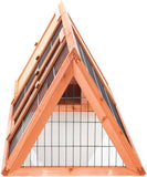 clapier pour lapin triangle