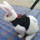 gilet pour lapin noir sans manche