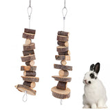 jouet lapin maison bois naturel