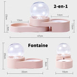 mangeoire lapin avec distributeur d'eau taille