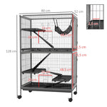 cage a lapin 4 étages taille