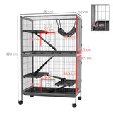 cage a lapin 4 étages taille