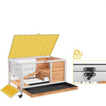 cage lapin a étage