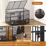 cage lapin double séparé
