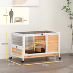 cage lapin étage taille