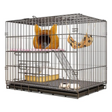cage pour lapin style ville 2 étages