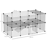 clapier lapin etage taille