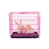 cage lapin rouge