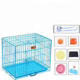 cage lapin bleu